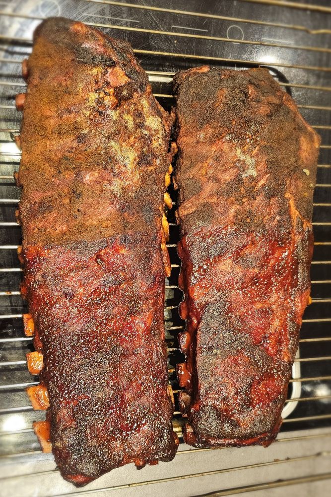 Spareribs op de grill